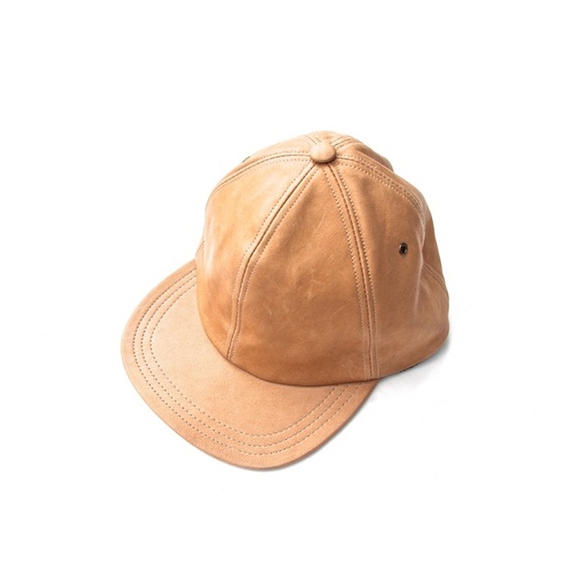 TOFFEE PAPERTHIN LEATHER CAP