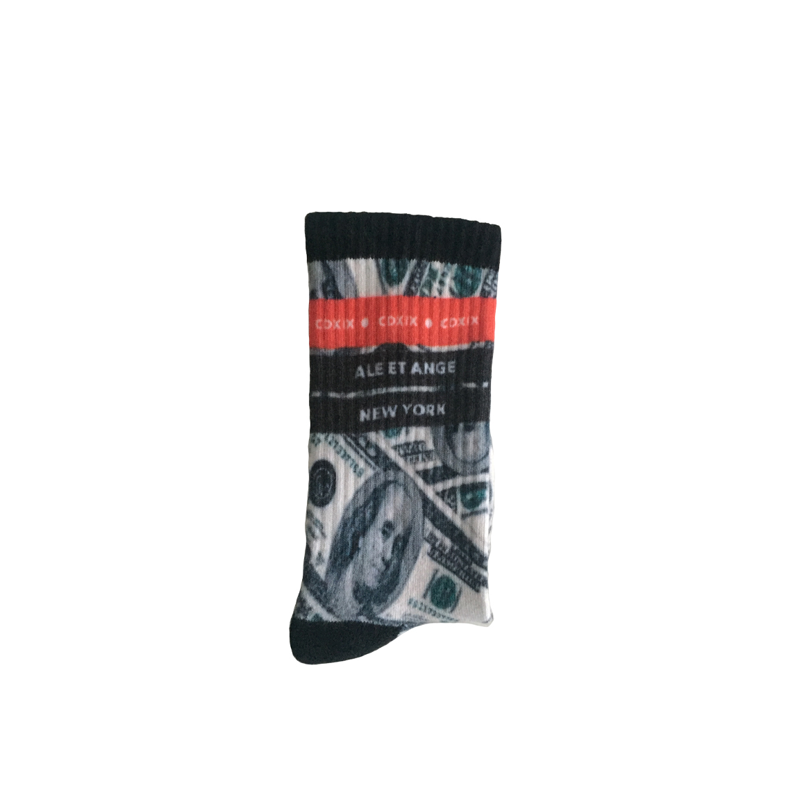 BENJAMINS PRINTED COTTON KNIT SOCKS
