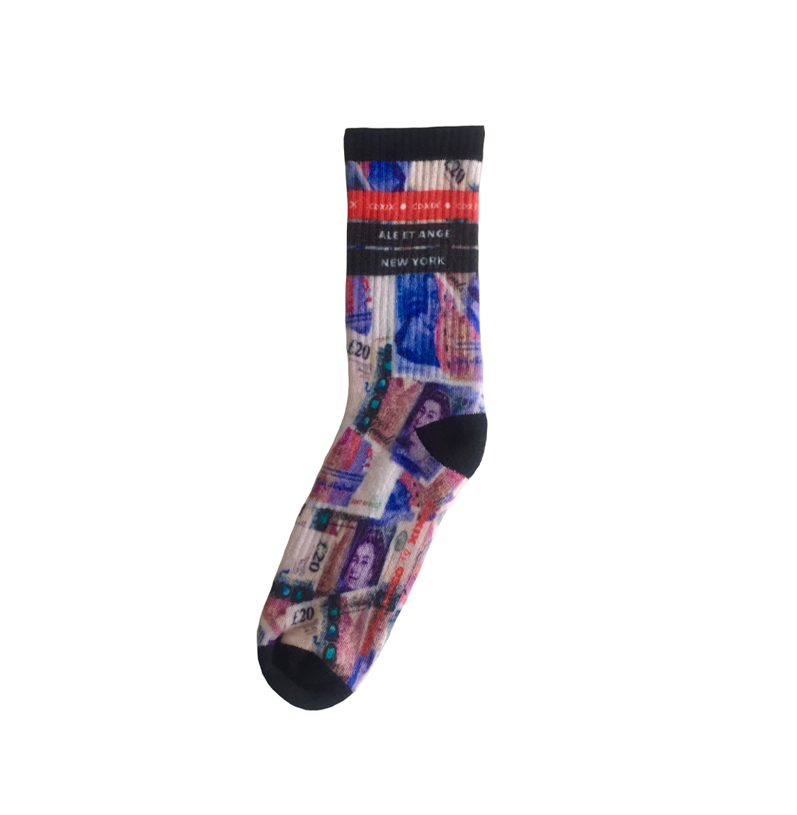 POUND STERLING PRINT SOCKS