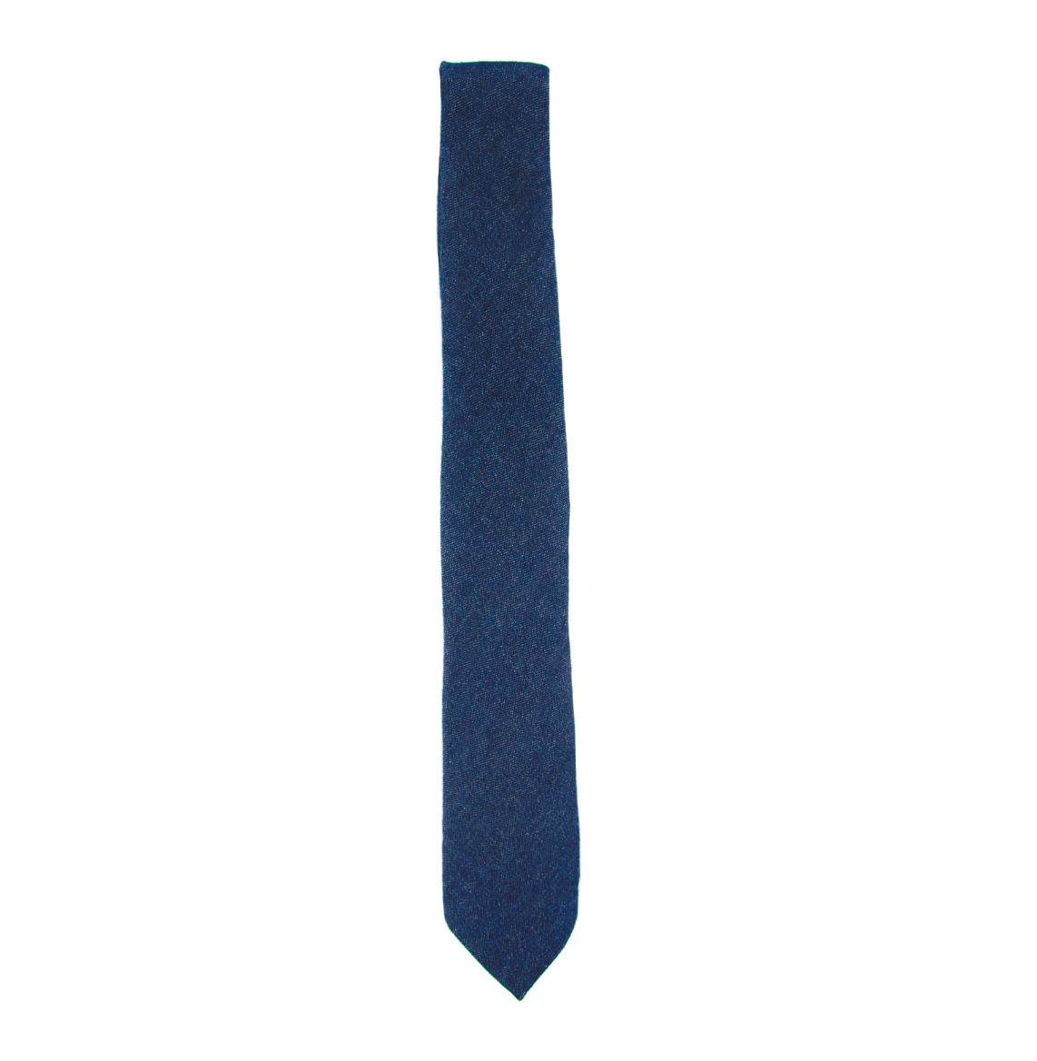 BLUE WASHED DENIM TIE