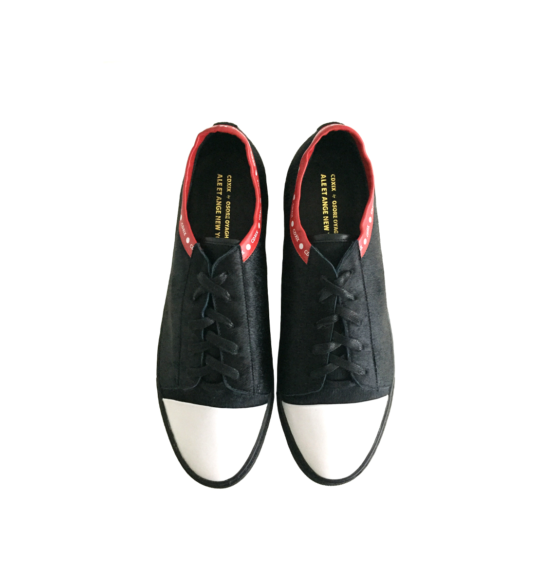 HORSE HAIR LACE UP SNEAKERS 2